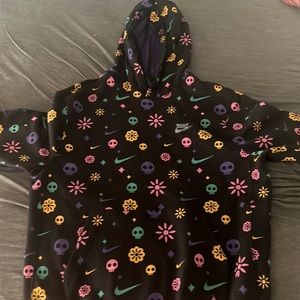 Nike skull day of the dead hoodie